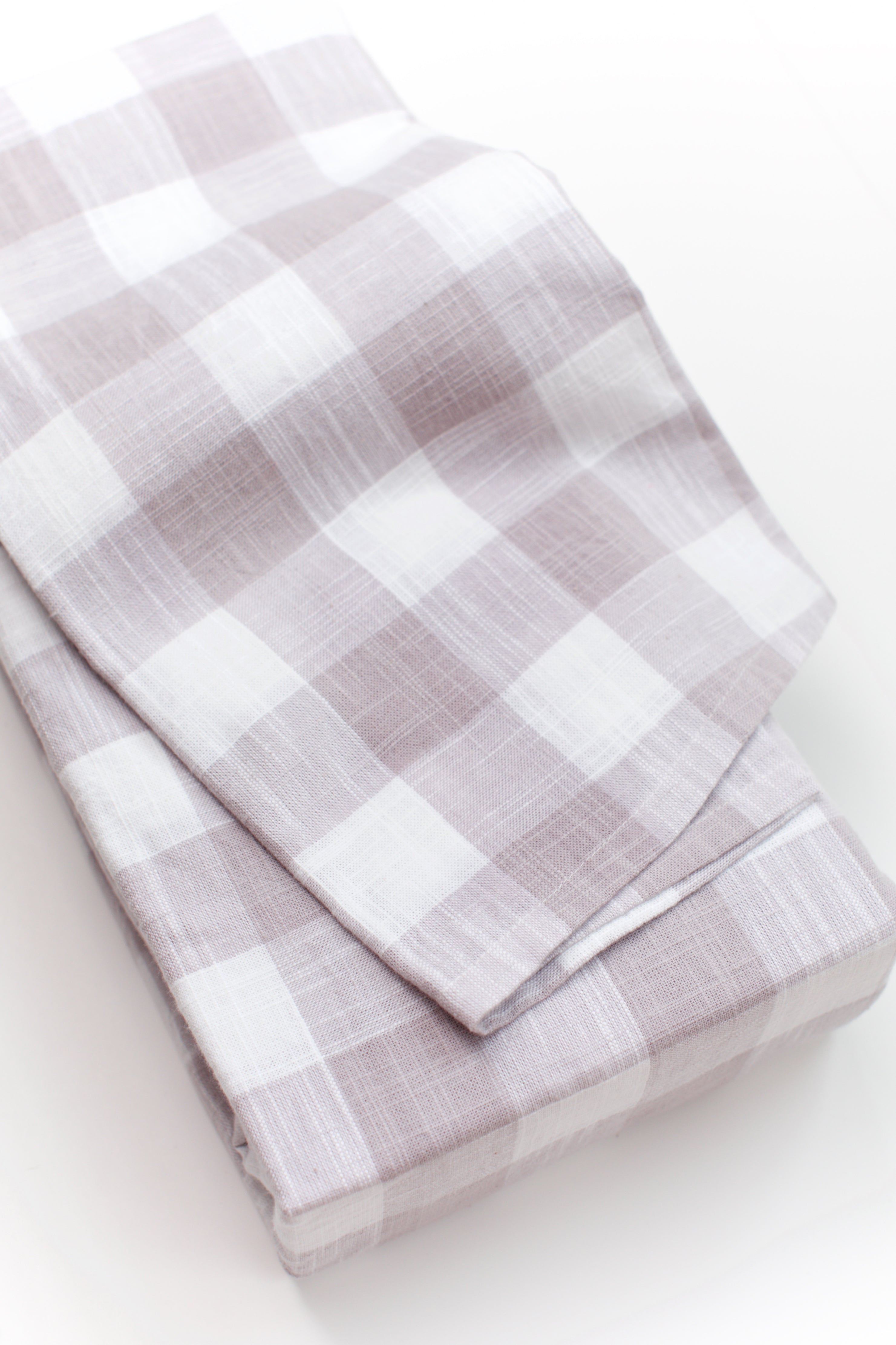 Everyday Linens Line- Lavender Check Linen Tablecloth — Maggie Griffin ...